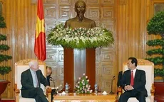 Thủ tướng Nguyễn Tấn Dũng tiếp các Thượng nghị sỹ Hoa Kỳ